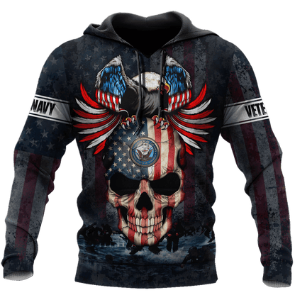 All Over Printed U.S Navy Veteran Unisex Shirts MON28072201- NA , Gifts for veterans