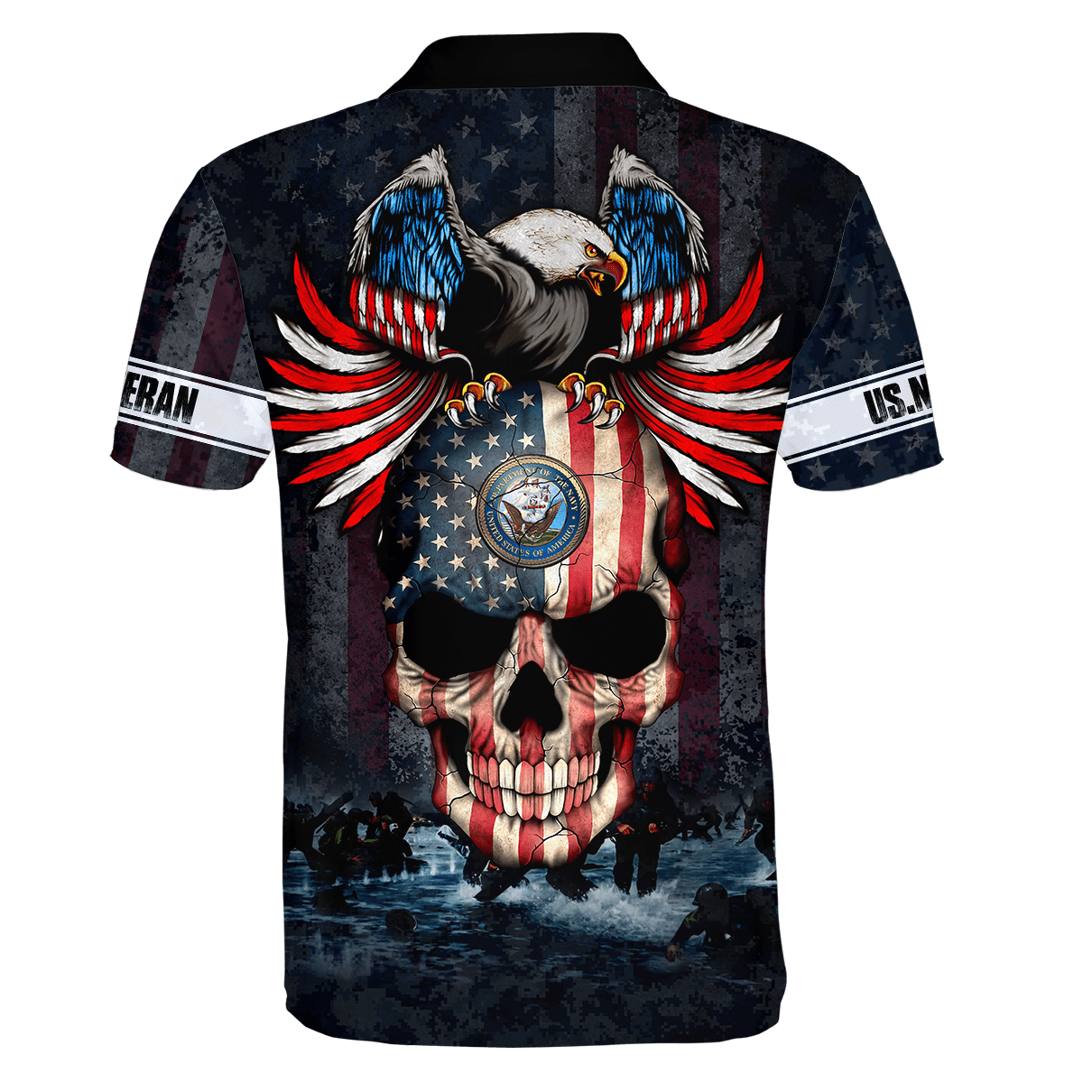 All Over Printed U.S Navy Veteran Unisex Shirts MON28072201- NA , Gifts for veterans