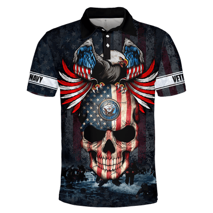 All Over Printed U.S Navy Veteran Unisex Shirts MON28072201- NA , Gifts for veterans
