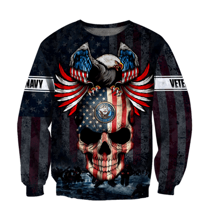 All Over Printed U.S Navy Veteran Unisex Shirts MON28072201- NA , Gifts for veterans