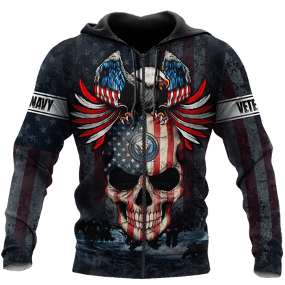 All Over Printed U.S Navy Veteran Unisex Shirts MON28072201- NA , Gifts for veterans