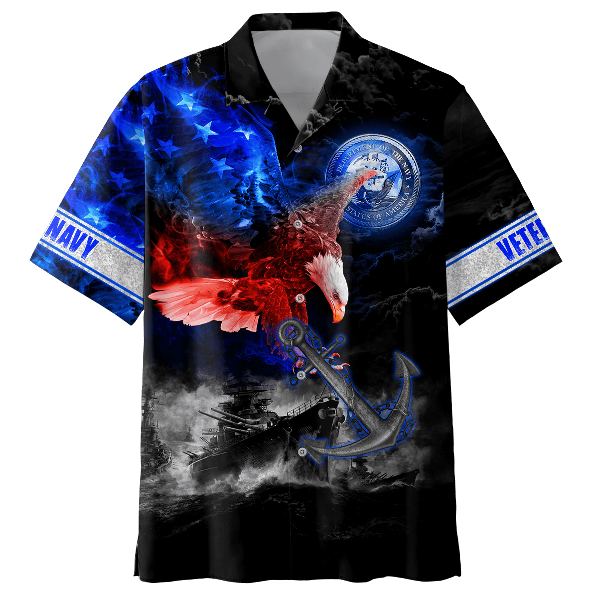 All Over Printed U.S Navy Veteran Unisex Shirts MON28072202- NA , Gifts for veterans
