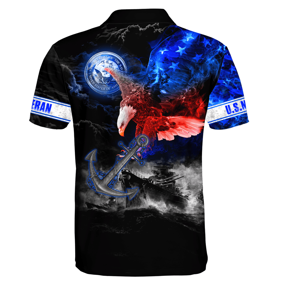 All Over Printed U.S Navy Veteran Unisex Shirts MON28072202- NA , Gifts for veterans