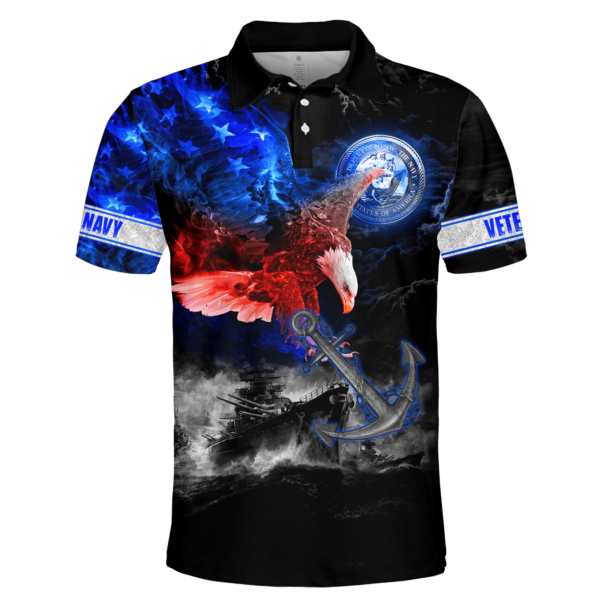All Over Printed U.S Navy Veteran Unisex Shirts MON28072202- NA , Gifts for veterans