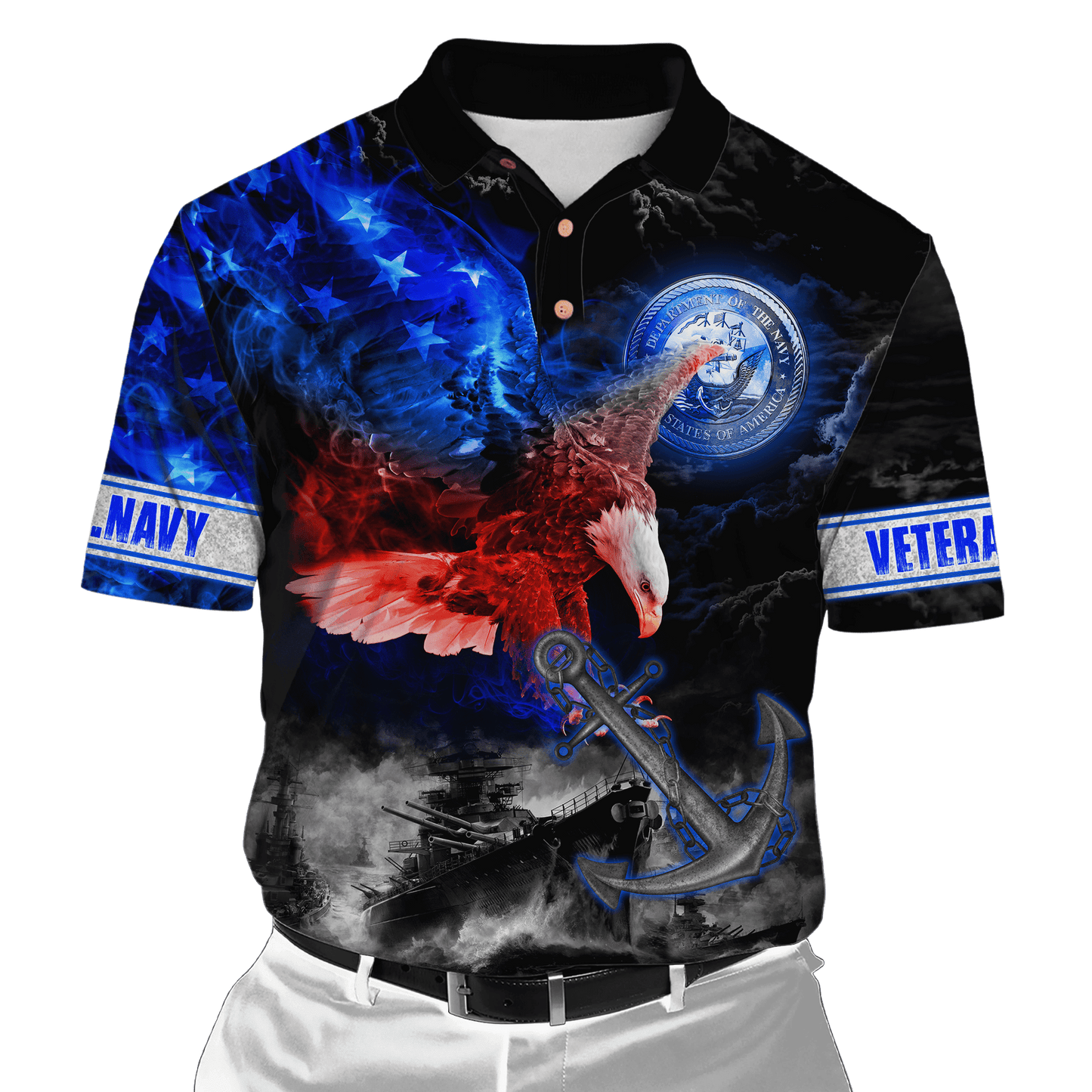 All Over Printed U.S Navy Veteran Unisex Shirts MON28072202- NA , Gifts for veterans