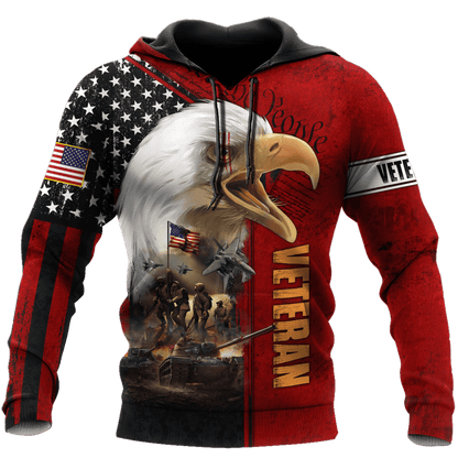 All Over Printed U.S Veteran Unisex Shirts MON29072202-VET , Gifts for veterans