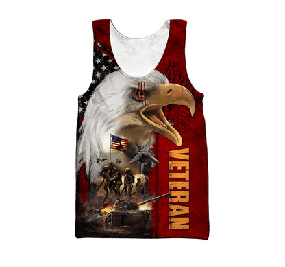 All Over Printed U.S Veteran Unisex Shirts MON29072202-VET , Gifts for veterans