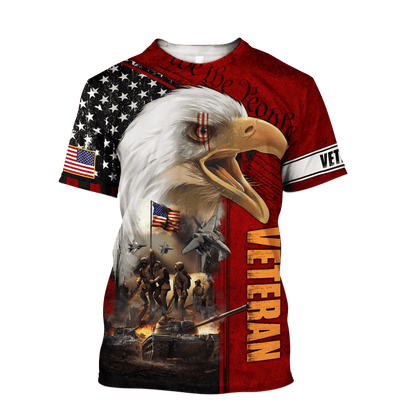 All Over Printed U.S Veteran Unisex Shirts MON29072202-VET , Gifts for veterans