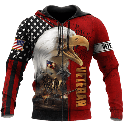 All Over Printed U.S Veteran Unisex Shirts MON29072202-VET , Gifts for veterans