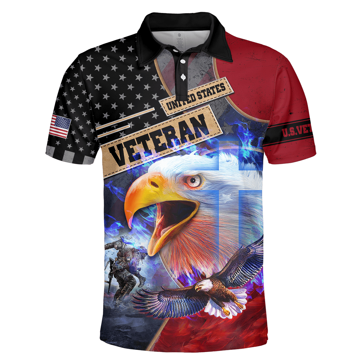 Eagle US Veteran 3D All Over Printed Unisex Shirts MH25072201 - VET , Gifts for veterans