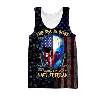 Eagle US Navy Veteran 3D All Over Printed Unisex Shirts MH02082201 - NA , Gifts for veterans