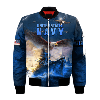 Eagle US Navy Veteran 3D All Over Printed Unisex Shirts MH02082202- NA , Gifts for veterans