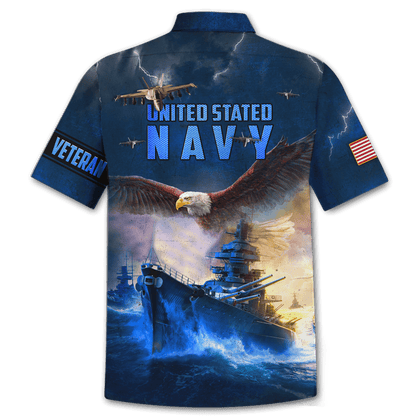 Eagle US Navy Veteran 3D All Over Printed Unisex Shirts MH02082202- NA , Gifts for veterans