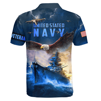 Eagle US Navy Veteran 3D All Over Printed Unisex Shirts MH02082202- NA , Gifts for veterans