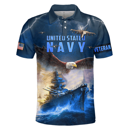 Eagle US Navy Veteran 3D All Over Printed Unisex Shirts MH02082202- NA , Gifts for veterans