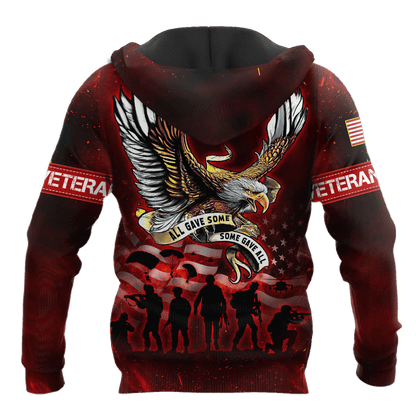 Eagle US Veteran 3D All Over Printed Unisex Shirts MH03082201 - VET , Gifts for veterans