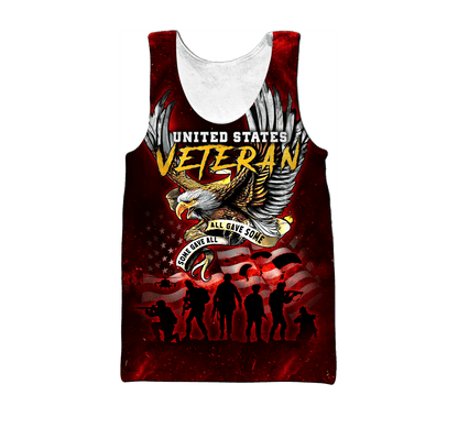 Eagle US Veteran 3D All Over Printed Unisex Shirts MH03082201 - VET , Gifts for veterans
