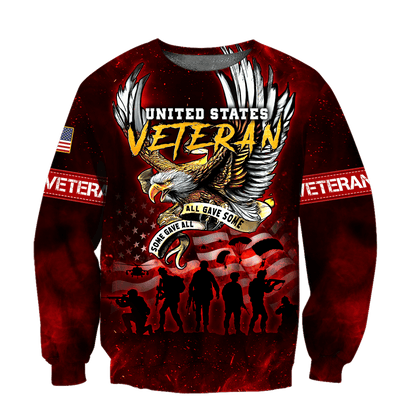 Eagle US Veteran 3D All Over Printed Unisex Shirts MH03082201 - VET , Gifts for veterans