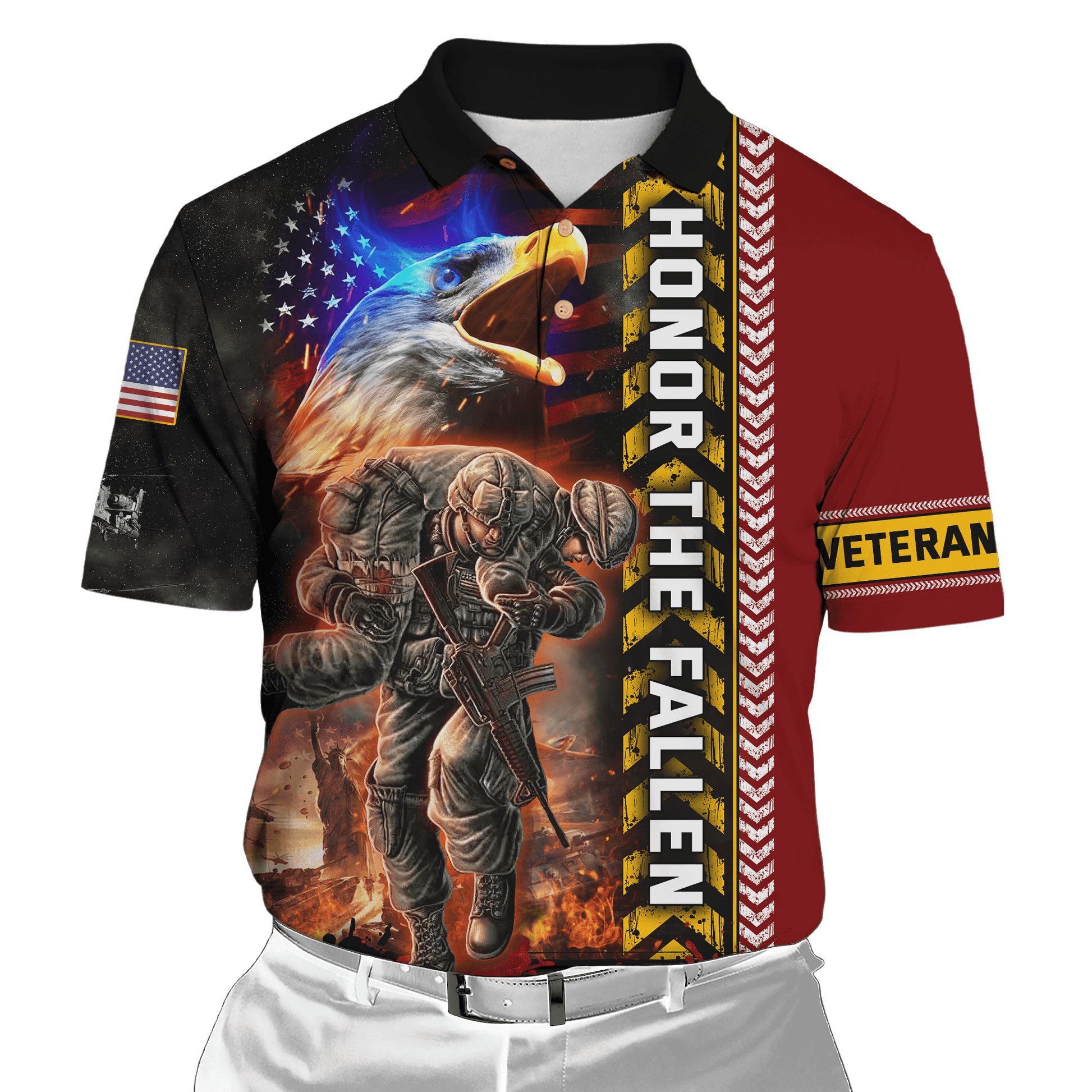 Honor The Fallen - U.S Veteran Unisex Shirts, easychoo.com