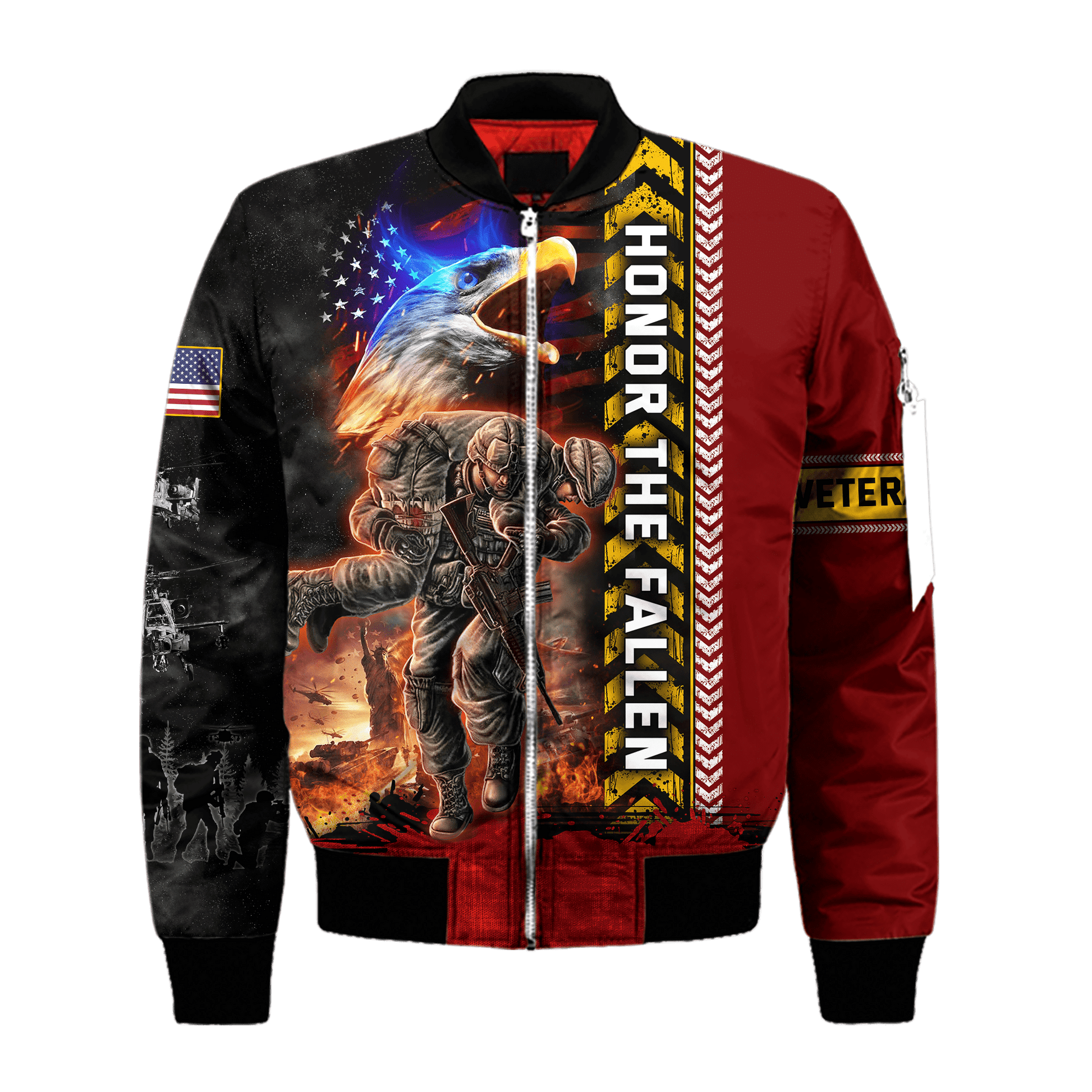 Honor The Fallen - U.S Veteran Unisex Shirts, easychoo.com