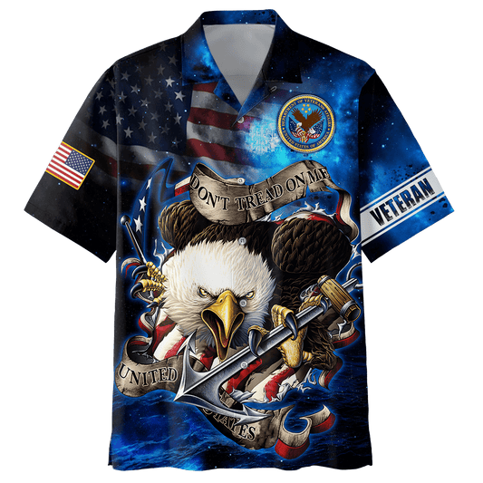Don't Tread On Me - Veteran Hawaiian Shirt - MON08082201-VET , Gifts for veterans