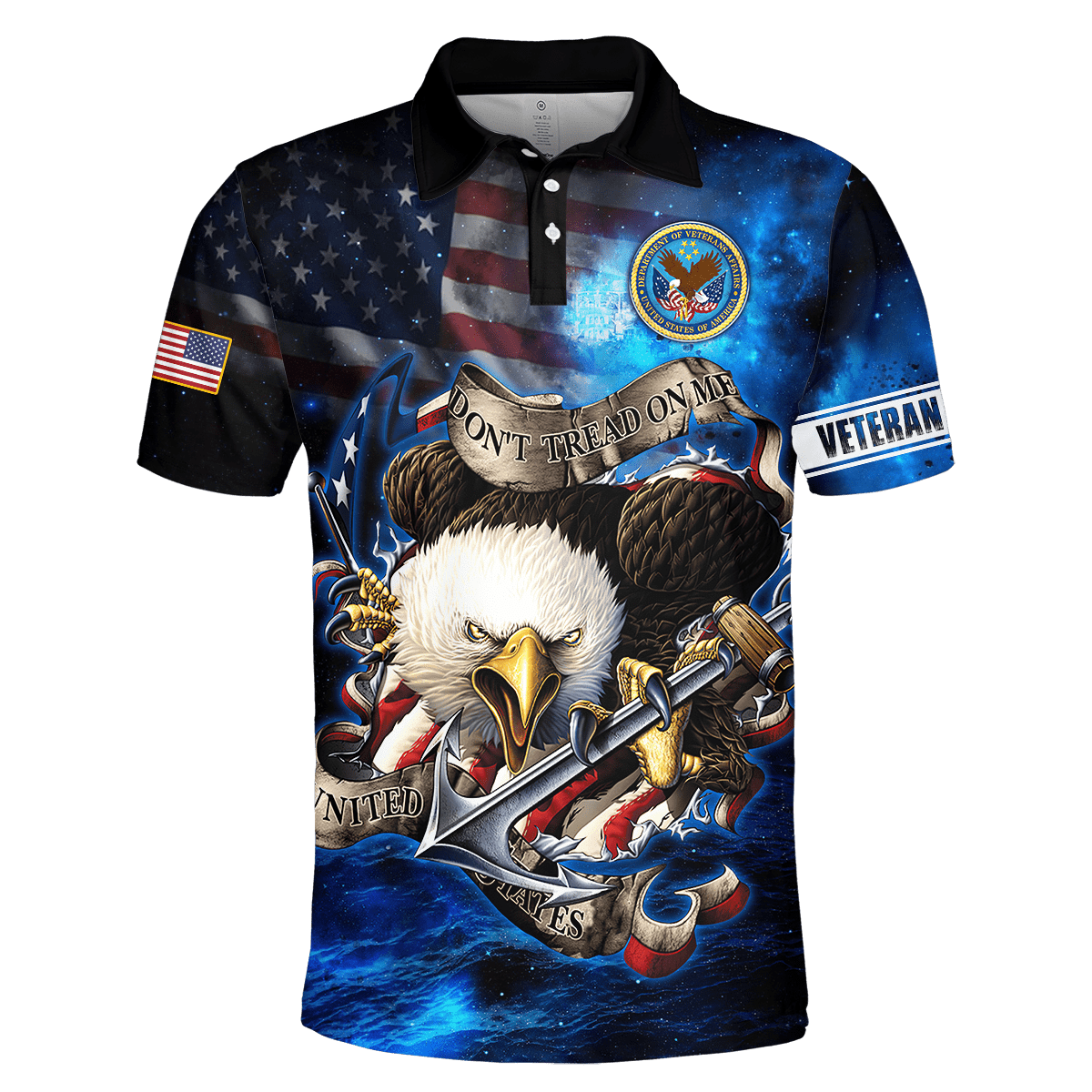 Don't Tread On Me - Veteran Hawaiian Shirt, easychoo.com