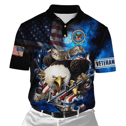 Don't Tread On Me - Veteran Hawaiian Shirt, easychoo.com