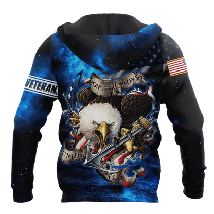 Don't Tread On Me - Veteran Hawaiian Shirt - MON08082201-VET , Gifts for veterans