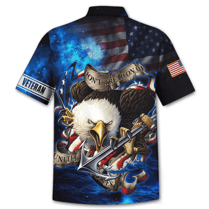 Don't Tread On Me - Veteran Hawaiian Shirt - MON08082201-VET , Gifts for veterans