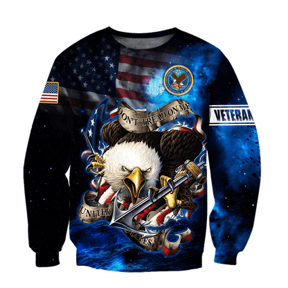 Don't Tread On Me - Veteran Hawaiian Shirt, easychoo.com