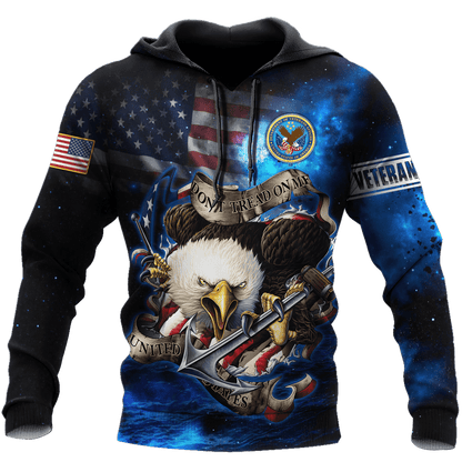 Don't Tread On Me - Veteran Zip Hoodie - MON08082201-VET , Gifts for veterans