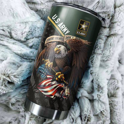 Us Veteran Army Green Stainless Steel Tumbler Proud Military , Gifts for veterans