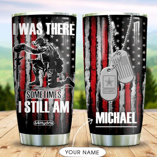 Personalized Veteran Stainless Steel Tumbler JUL21011 , Gifts for veterans