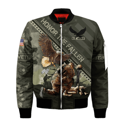 Eagle US Army Veteran 3D All Over Printed Unisex Shirts MH04082201 - AM , Gifts for veterans
