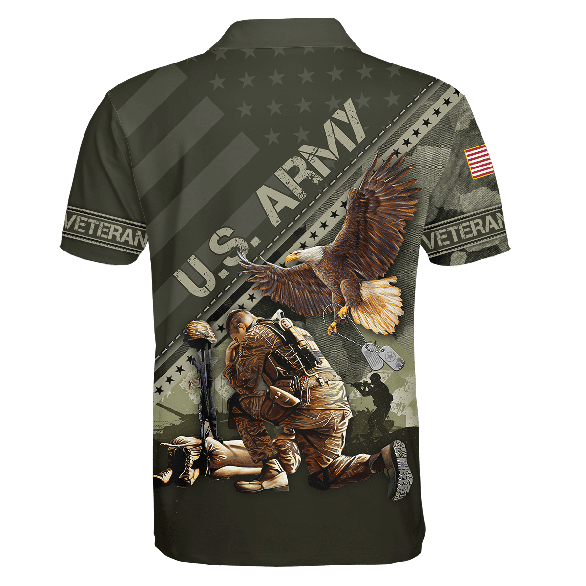 Eagle US Army Veteran 3D All Over Printed Unisex Shirts MH04082201 - AM , Gifts for veterans