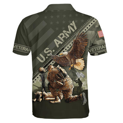 Eagle US Army Veteran 3D All Over Printed Unisex Shirts MH04082201 - AM , Gifts for veterans