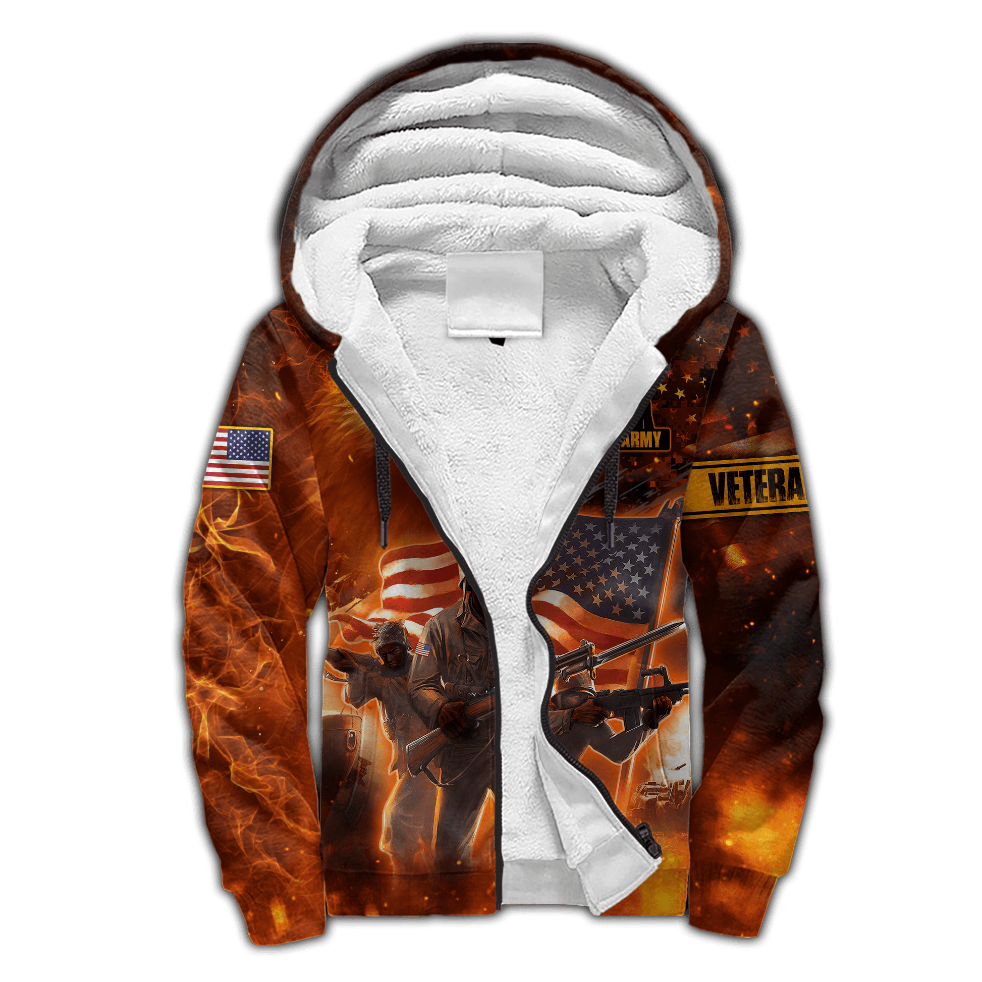 All Over Printed U.S Veteran Unisex Shirts MON04082201-VET , Gifts for veterans