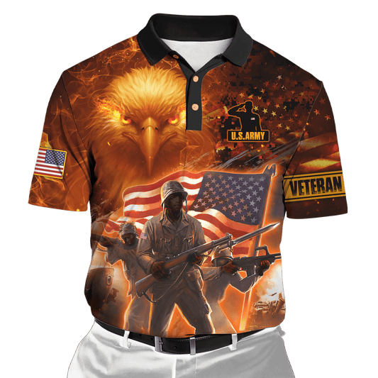 All Over Printed U.S Veteran Unisex Shirts MON04082201-VET , Gifts for veterans