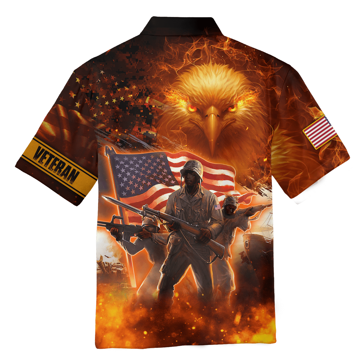 All Over Printed U.S Veteran Unisex Shirts MON04082201-VET , Gifts for veterans