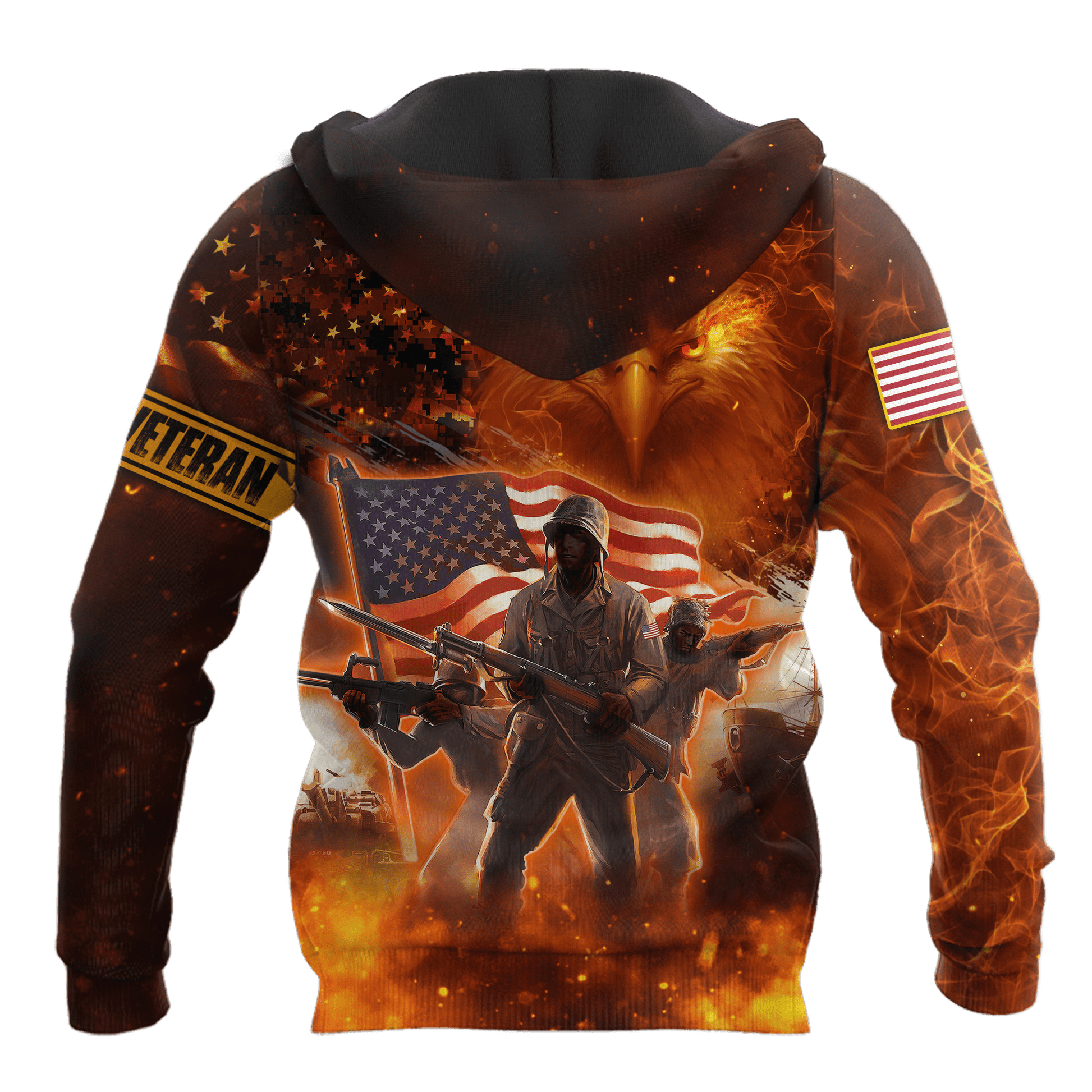 All Over Printed U.S Veteran Unisex Shirts MON04082201-VET , Gifts for veterans