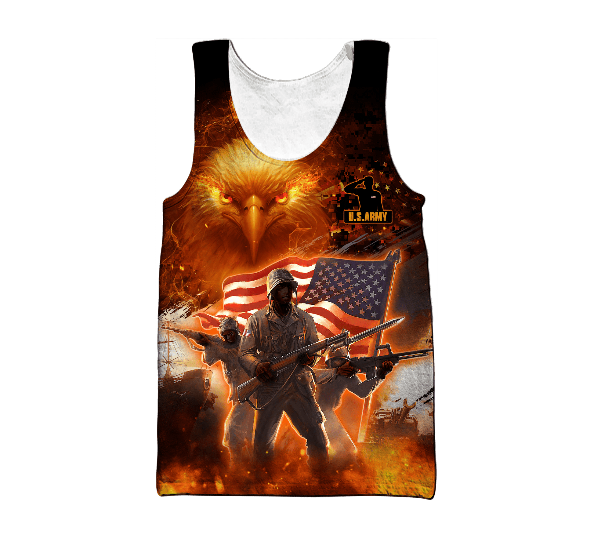 All Over Printed U.S Veteran Unisex Shirts MON04082201-VET , Gifts for veterans