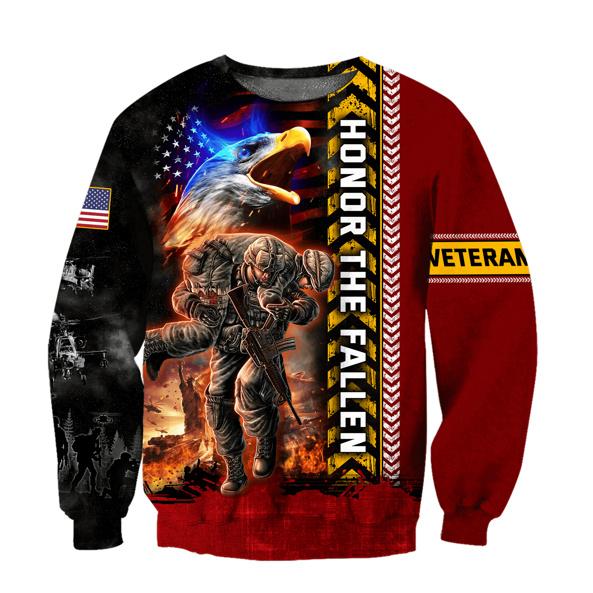 Honor The Fallen - U.S Veteran Unisex Shirts MH05082201 - VET , Gifts for veterans