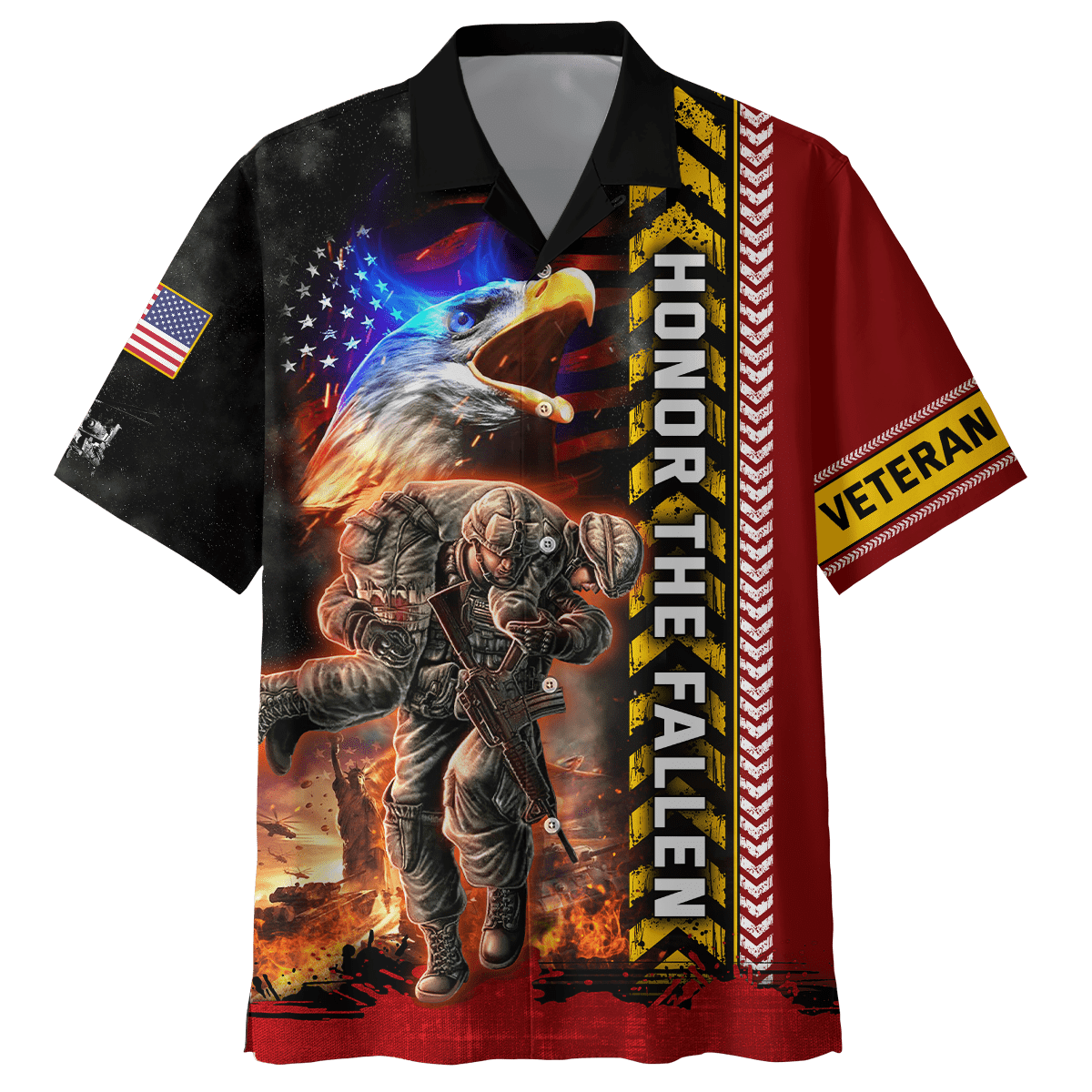 Honor The Fallen - U.S Veteran Unisex Shirts MH05082201 - VET , Gifts for veterans