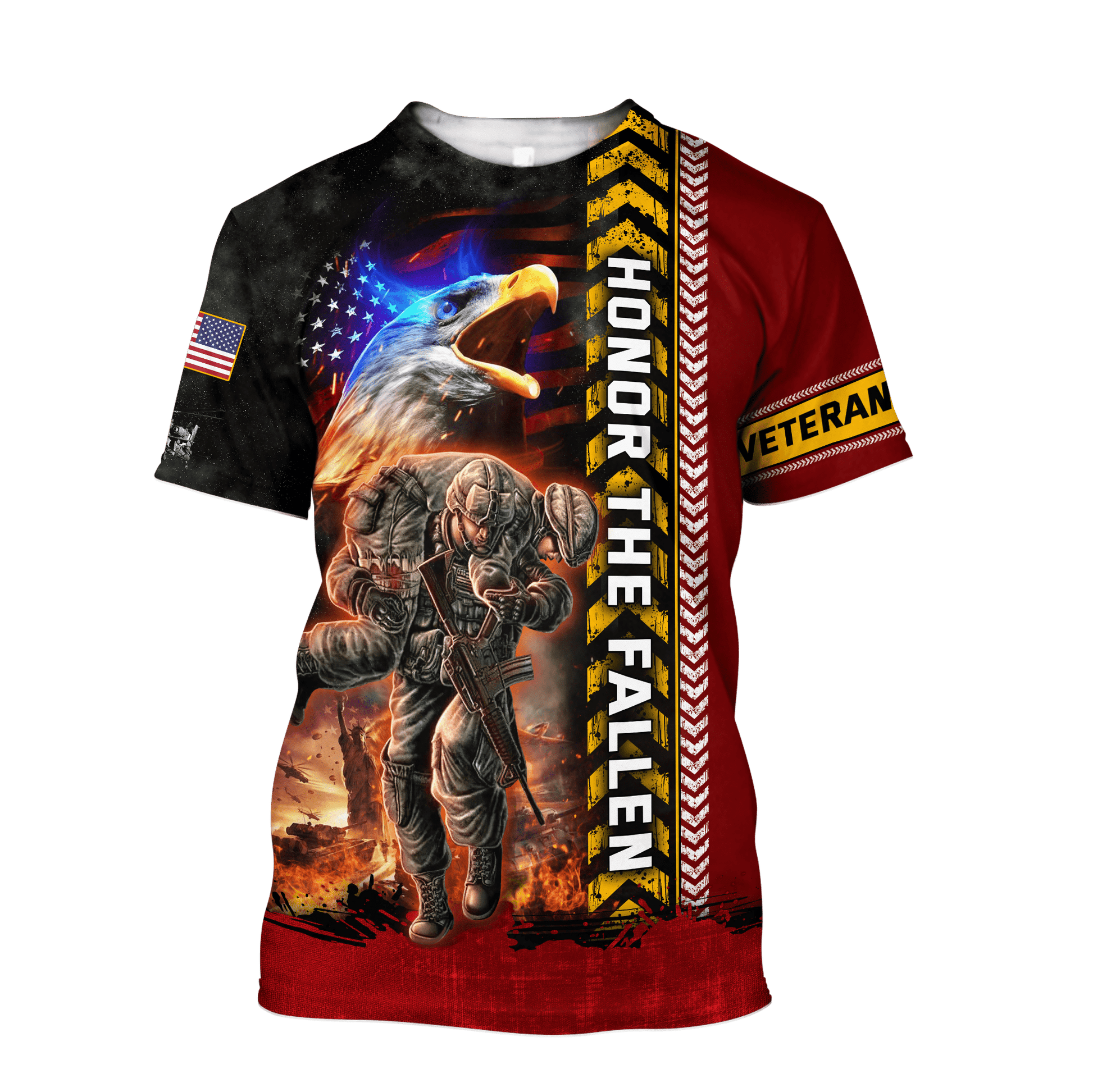 Honor The Fallen - U.S Veteran Unisex Shirts MH05082201 - VET , Gifts for veterans