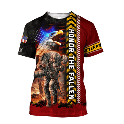 Honor The Fallen - U.S Veteran Unisex Shirts MH05082201 - VET , Gifts for veterans