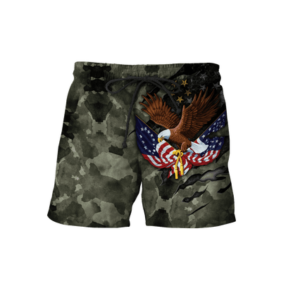 Honor The Fallen - Eagle U.S Veteran Unisex Shirts MON05082201-VET , Gifts for veterans