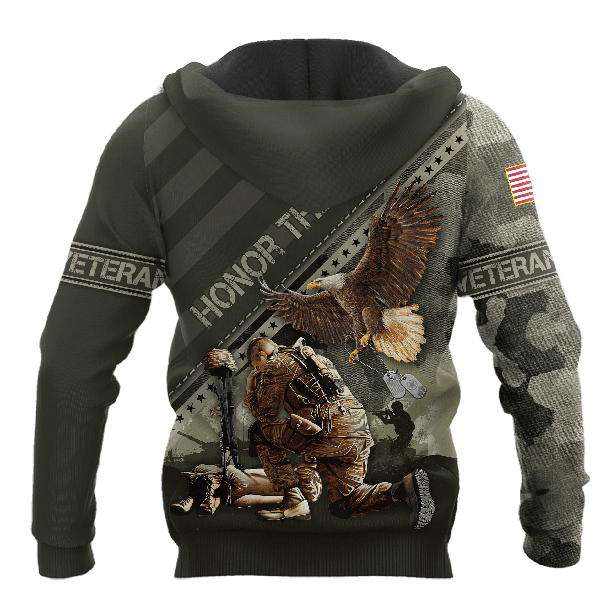 US Veteran - Eagle Honor The Fallen 3D All Over Printed Unisex Shirts MH08082202 - VET , Gifts for veterans