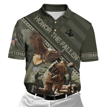 US Veteran - Eagle Honor The Fallen 3D All Over Printed Unisex Shirts MH08082202 - VET , Gifts for veterans
