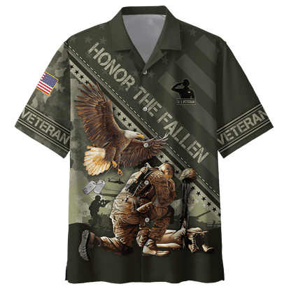US Veteran - Eagle Honor The Fallen 3D All Over Printed Unisex Shirts MH08082202 - VET , Gifts for veterans