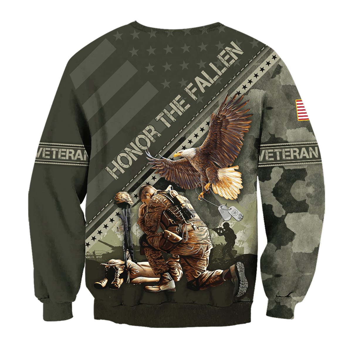US Veteran - Eagle Honor The Fallen 3D All Over Printed Unisex Shirts MH08082202 - VET , Gifts for veterans